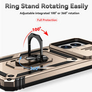 For Motorola Moto G Power 5G 2024 Sliding Camshield Holder Phone Case(Gold)
