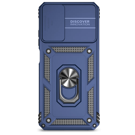 For Motorola Moto G Power 5G 2024 Sliding Camshield Holder Phone Case(Blue)