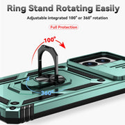 For Motorola Moto G Power 5G 2024 Sliding Camshield Holder Phone Case(Green)