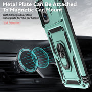 For Motorola Moto G Power 5G 2024 Sliding Camshield Holder Phone Case(Green)