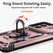For Motorola Moto G Power 5G 2024 Sliding Camshield Holder Phone Case(Rose Gold)