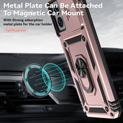 For Motorola Moto G Power 5G 2024 Sliding Camshield Holder Phone Case(Rose Gold)