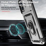 For Motorola Moto G Power 5G 2024 Sliding Camshield Holder Phone Case(Silver)