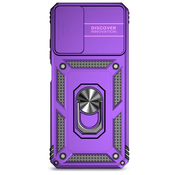 For Motorola Moto G Power 5G 2024 Sliding Camshield Holder Phone Case(Purple)