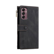 For Samsung Galaxy S25+ 5G ESEBLE Retro Frosted RFID Flip Leather Phone Case(Black)