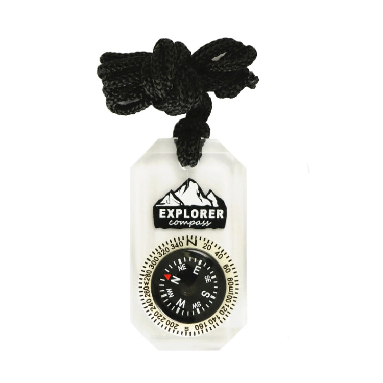 Nisa DC18-1A Acrylic Compass Necklace - Hiking Meter by PMC TechLife | Online Shopping South Africa | PMC TechLife | Buy Now Pay Later Mobicred
