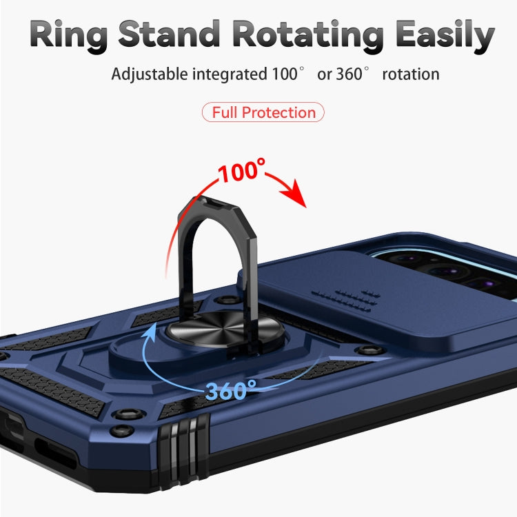 For Google Pixel 9 Sliding Camshield Holder Phone Case(Blue) - Google Cases by PMC TechLife | Online Shopping South Africa | PMC TechLife | Buy Now Pay Later Mobicred