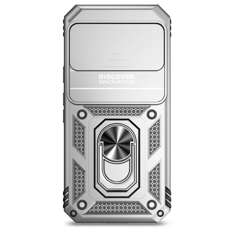 For Google Pixel 9 Sliding Camshield Holder Phone Case(Silver) - Google Cases by PMC TechLife | Online Shopping South Africa | PMC TechLife | Buy Now Pay Later Mobicred