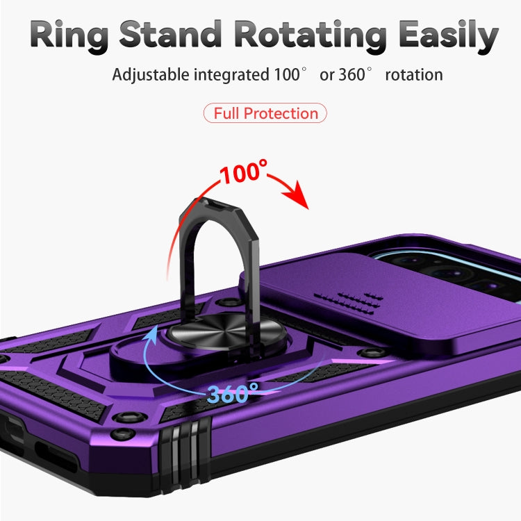 For Google Pixel 9 Sliding Camshield Holder Phone Case(Purple) - Google Cases by PMC TechLife | Online Shopping South Africa | PMC TechLife | Buy Now Pay Later Mobicred