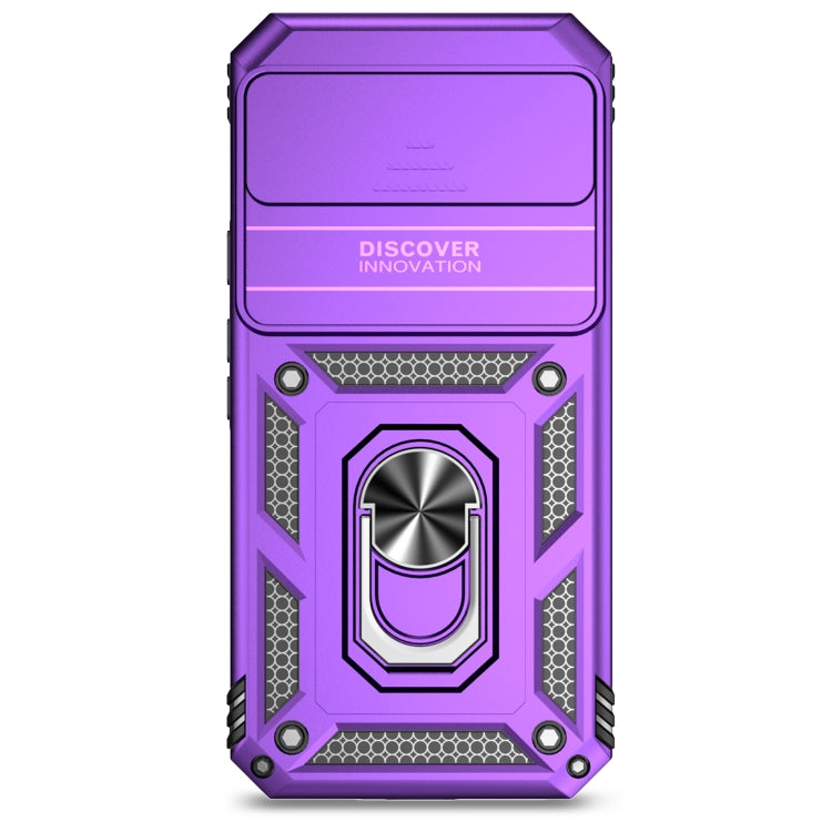 For Google Pixel 9 Pro Sliding Camshield Holder Phone Case(Purple) - Google Cases by PMC TechLife | Online Shopping South Africa | PMC TechLife | Buy Now Pay Later Mobicred