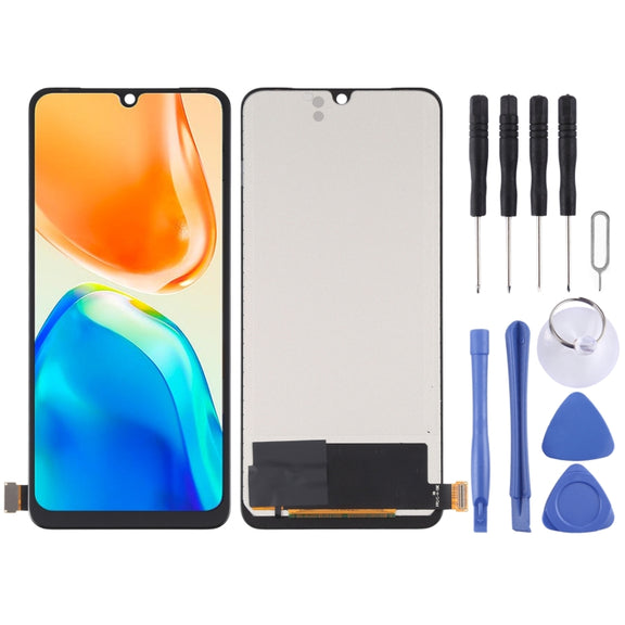 For vivo V25e 4G V2201 TFT LCD Screen with Digitizer Full Assembly, Not Supporting Fingerprint Identification