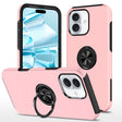 For iPhone 16 Plus Magnetic Ring Holder Phone Case(Rose Gold) - iPhone 16 Plus Cases by PMC TechLife | Online Shopping South Africa | PMC TechLife | Buy Now Pay Later Mobicred
