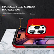 For iPhone 16 Pro Max Magnetic Ring Holder Phone Case(Red)