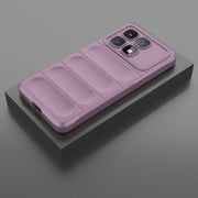 For Redmi K70 Ultra Global Magic Shield TPU + Flannel Phone Case(Purple)