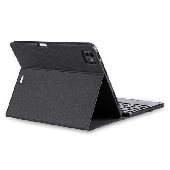 For iPad Pro 11 2024 DUX DUCIS TK Series Wireless Bluetooth Keyboard Tablet Protective Case(Black)