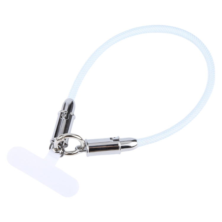 USB-C / Type-C to Type-C Data Cable Phone Anti-lost Short Lanyard, Length: 30cm(Blue Braid) - USB-C & Type-C Cable by PMc TechLife | Online Shopping South Africa | PMc TechLife | Buy Now Pay Later Mobicred