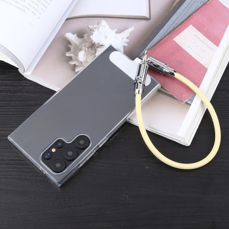 USB-C / Type-C to Type-C Data Cable Phone Anti-lost Short Lanyard, Length: 30cm(Green Braid)