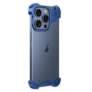 For iPhone 12 Pro Aromatherapy Alloy Frameless Phone Case(Blue)