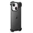 For iPhone 13 Aromatherapy Alloy Frameless Phone Case(Black) - iPhone 13 Cases by PMC TechLife | Online Shopping South Africa | PMC TechLife | Buy Now Pay Later Mobicred