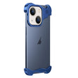 For iPhone 14 Plus Aromatherapy Alloy Frameless Phone Case(Blue) - iPhone 14 Plus Cases by PMC TechLife | Online Shopping South Africa | PMC TechLife | Buy Now Pay Later Mobicred