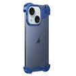 For iPhone 15 Aromatherapy Alloy Frameless Phone Case(Blue) - iPhone 15 Cases by PMC TechLife | Online Shopping South Africa | PMC TechLife | Buy Now Pay Later Mobicred