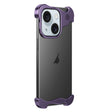 For iPhone 15 Plus Aromatherapy Alloy Frameless Phone Case(Purple) - iPhone 15 Plus Cases by PMC TechLife | Online Shopping South Africa | PMC TechLife | Buy Now Pay Later Mobicred