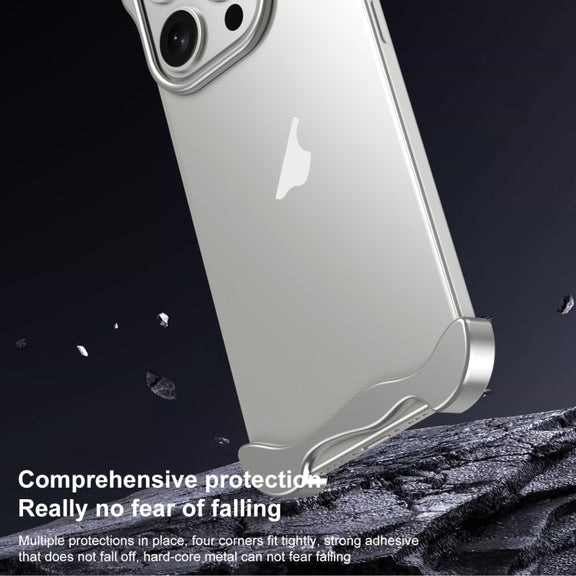 For iPhone 12 Pro Aromatherapy Alloy Frameless Phone Case(Blue)