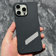 For iPhone 15 Pro Carbon Fiber Frameless Cooling Phone Case(Silver) - iPhone 15 Pro Cases by PMC TechLife | Online Shopping South Africa | PMC TechLife | Buy Now Pay Later Mobicred
