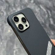For iPhone 15 Carbon Fiber Frameless Cooling Phone Case(Red)