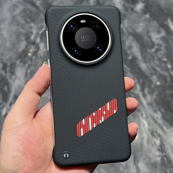 For Huawei Mate 40 Pro Carbon Fiber Frameless Cooling Phone Case(Red)
