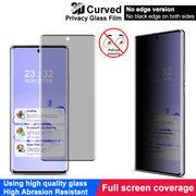 For vivo X100s Pro / X100 Ultra imak 3D Curved Privacy Full Screen Tempered Glass Film