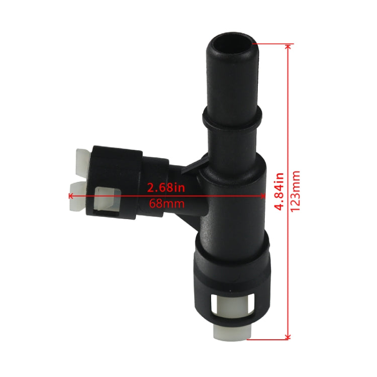 2pcs / Set For Cadillac Car Heater Hose Connector 15055343(Black) - Terminal connectors by PMC TechLife | Online Shopping South Africa | PMC TechLife | Buy Now Pay Later Mobicred