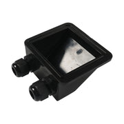 RV Sealed Water-resistant Solar Double Cable Entry Gland Box(Black)