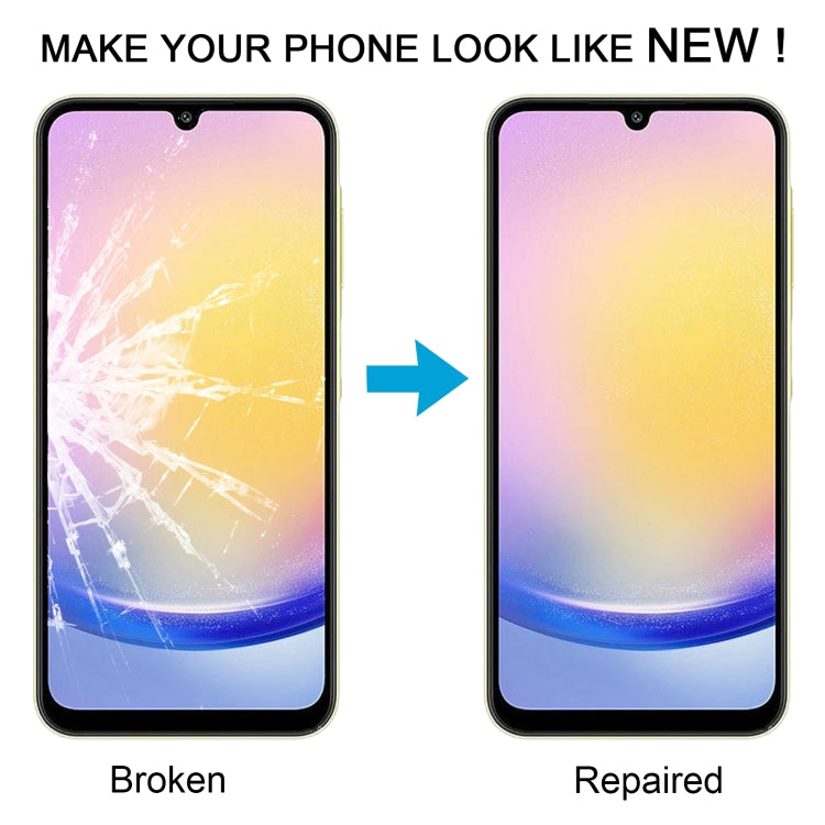 For Samsung Galaxy A25 5G SM-A256B 10pcs Front Screen Outer Glass Lens with OCA Optically Clear Adhesive - free shipping - PMc TechLife - Order now!