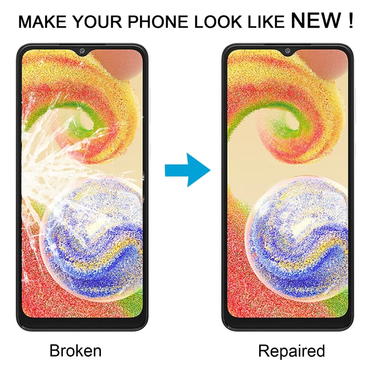 For Samsung Galaxy A04 SM-A045F 10pcs Front Screen Outer Glass Lens with OCA Optically Clear Adhesive - free shipping - PMc TechLife - Order now!