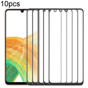 For Samsung Galaxy A33 5G SM-A336B 10pcs Front Screen Outer Glass Lens with OCA Optically Clear Adhesive