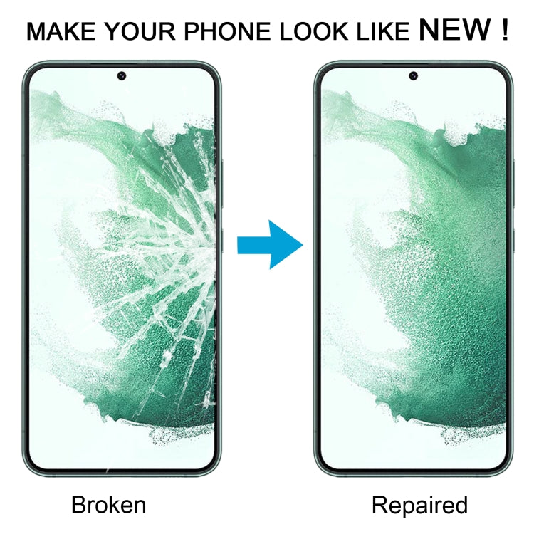 For Samsung Galaxy S22+ SM-S906B 10pcs Front Screen Outer Glass Lens with OCA Optically Clear Adhesive - free shipping - PMc TechLife - Order now!