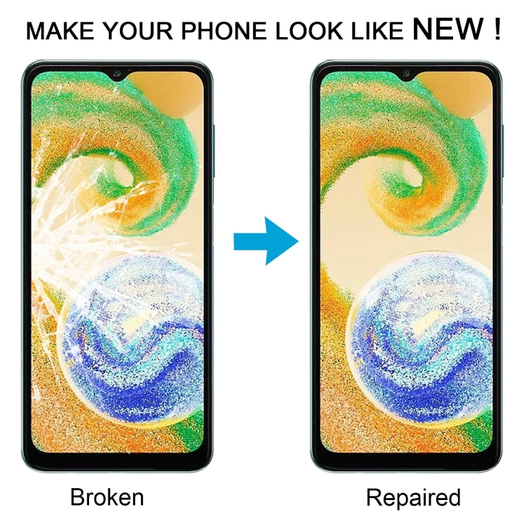 For Samsung Galaxy A04s SM-A047F 10pcs Front Screen Outer Glass Lens with OCA Optically Clear Adhesive - free shipping - PMc TechLife - Order now!