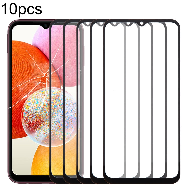 For Samsung Galaxy A14 4G SM-A14F 10pcs Front Screen Outer Glass Lens with OCA Optically Clear Adhesive - free shipping - PMc TechLife - Order now!