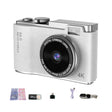 LK003 2.4 inch Dual-lens 4K HD CCD Camera Retro Kids Camera(White) - Children Cameras by PMC TechLife | Online Shopping South Africa | PMC TechLife | Buy Now Pay Later Mobicred