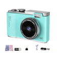 LK003 2.4 inch Dual-lens 4K HD CCD Camera Retro Kids Camera(Green) - Children Cameras by PMC TechLife | Online Shopping South Africa | PMC TechLife | Buy Now Pay Later Mobicred