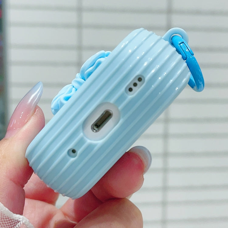 For AirPods Pro 3D Dot Bowknot Bluetooth Earphone Protective Case(Pink) - For AirPods Pro by PMC Jewellery | Online Shopping South Africa | PMC Jewellery | Buy Now Pay Later Mobicred