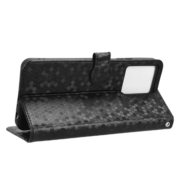 For Blackview Oscal Modern 8 / Color 8 Honeycomb Dot Texture Leather Phone Case(Black) - More Brand by PMC TechLife | Online Shopping South Africa | PMC TechLife | Buy Now Pay Later Mobicred