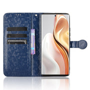 For Ulefone Note 17 Pro Honeycomb Dot Texture Leather Phone Case(Blue)