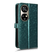 For Ulefone Note 17 Pro Honeycomb Dot Texture Leather Phone Case(Green)