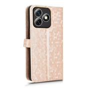 For Ulefone Note 18 Ultra Honeycomb Dot Texture Leather Phone Case(Gold)