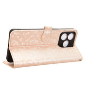 For Ulefone Note 18 Ultra Honeycomb Dot Texture Leather Phone Case(Gold)