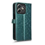 For Ulefone Note 18 Ultra Honeycomb Dot Texture Leather Phone Case(Green)