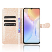 For Ulefone Note 20 Pro Honeycomb Dot Texture Leather Phone Case(Gold)