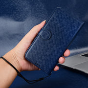 For Ulefone Note 20 Pro Honeycomb Dot Texture Leather Phone Case(Blue)